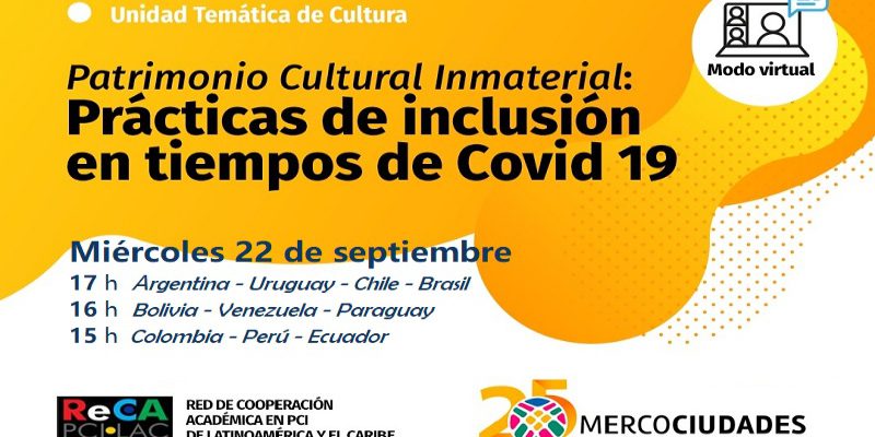 Patrimonio Cultural Inmaterial: Prácticas De Inclusión En Tiempos De Covid 19