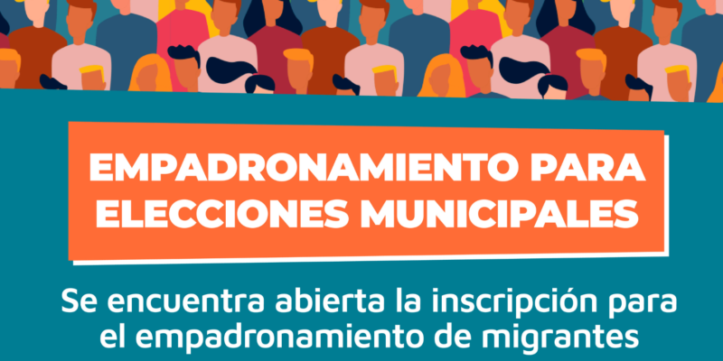 Empadronamiento En CAPeM Para El Voto De Migrantes En La Municipalidad De Córdoba